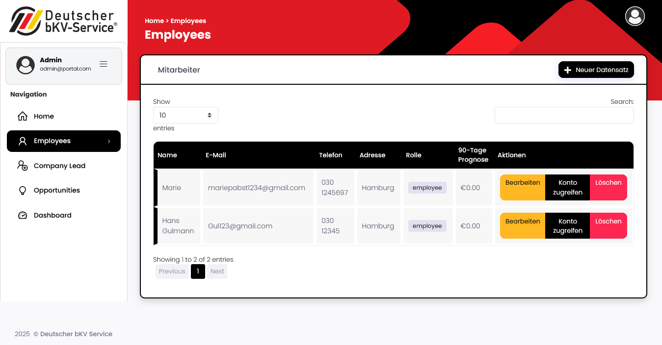 Deutscher bKV Service